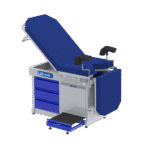 Mesa de Examen Ginecológica con Cajonera Lateral y Escabel