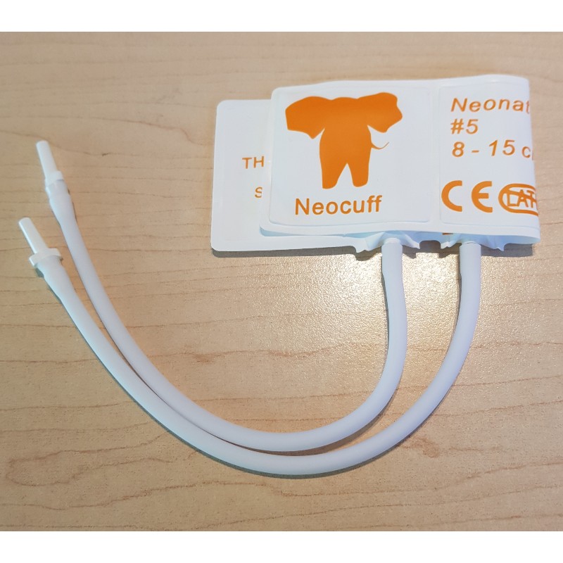 CF1305D.jpg Brazalete Toma Presión Neonatal N° 5 dos vías, Set 10 Unid. - Imagen 1